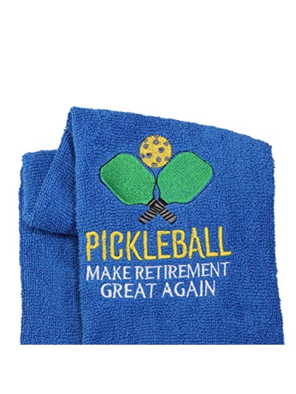 Pickleball Make Retirement Great Again Cotton Terry Towel Quick-Dry Gym Towel